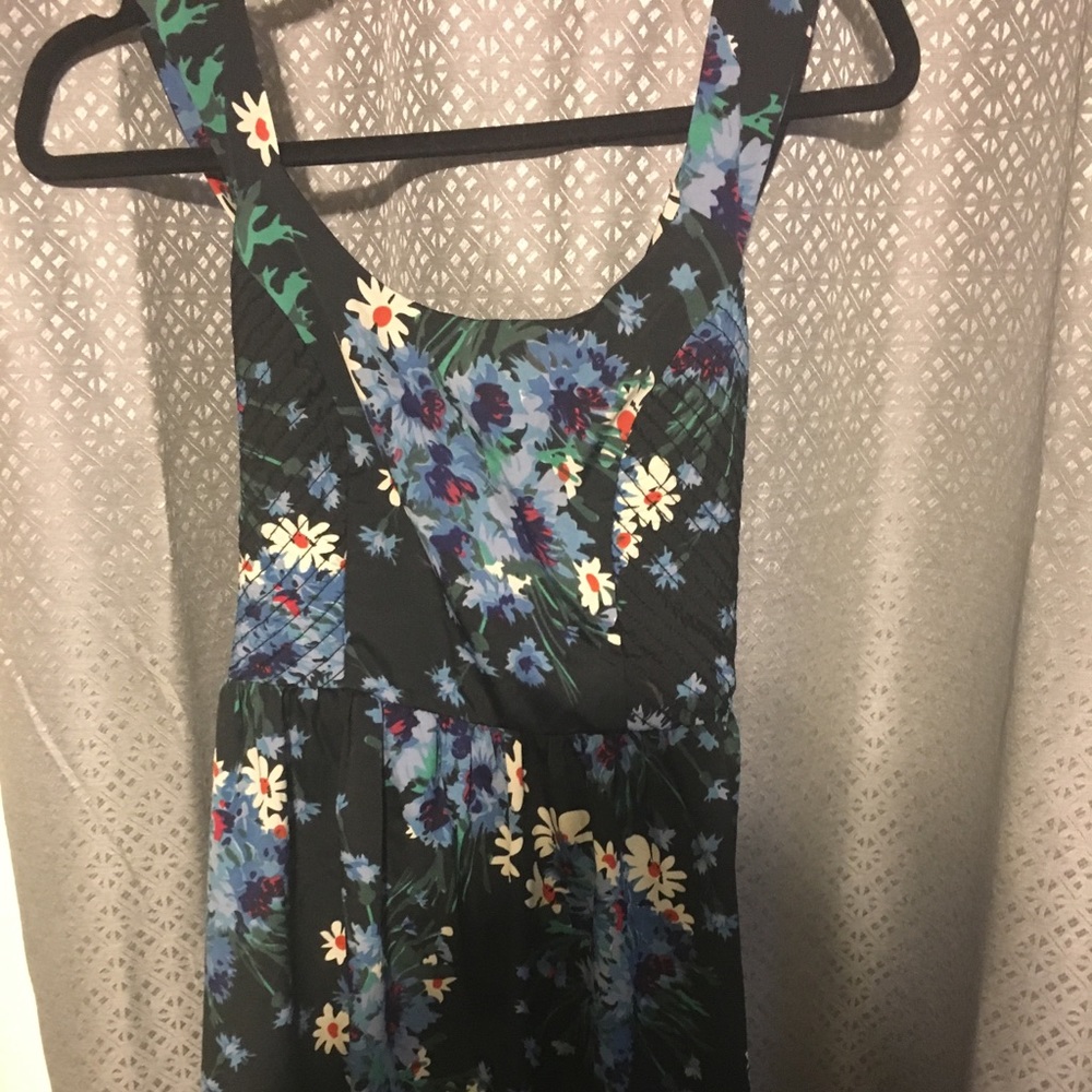 Open back floral dress
